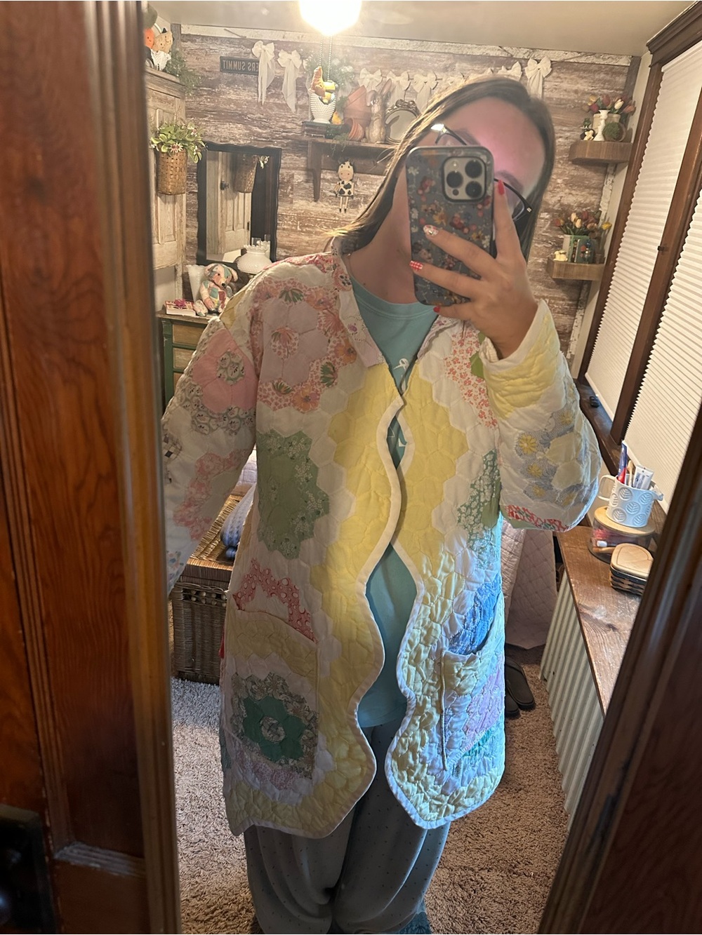 Vintage Quilt Coat - Picture 7 of 10